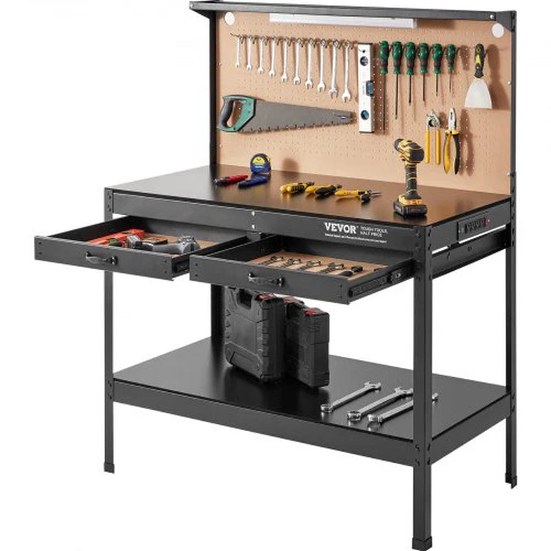 1500W Heavy Duty Workbench 220Lbs Weight Capacity