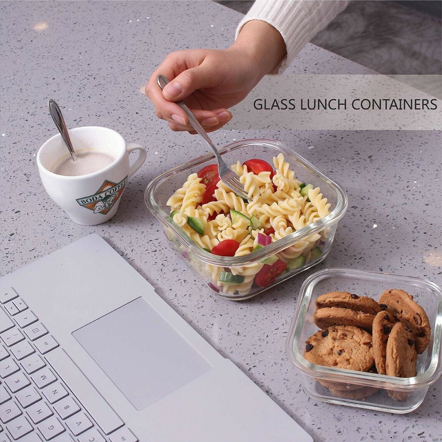 Premium 18-Piece Glass Food Storage Set with Airtight Lids - Ideal for Meal Prep and Organization