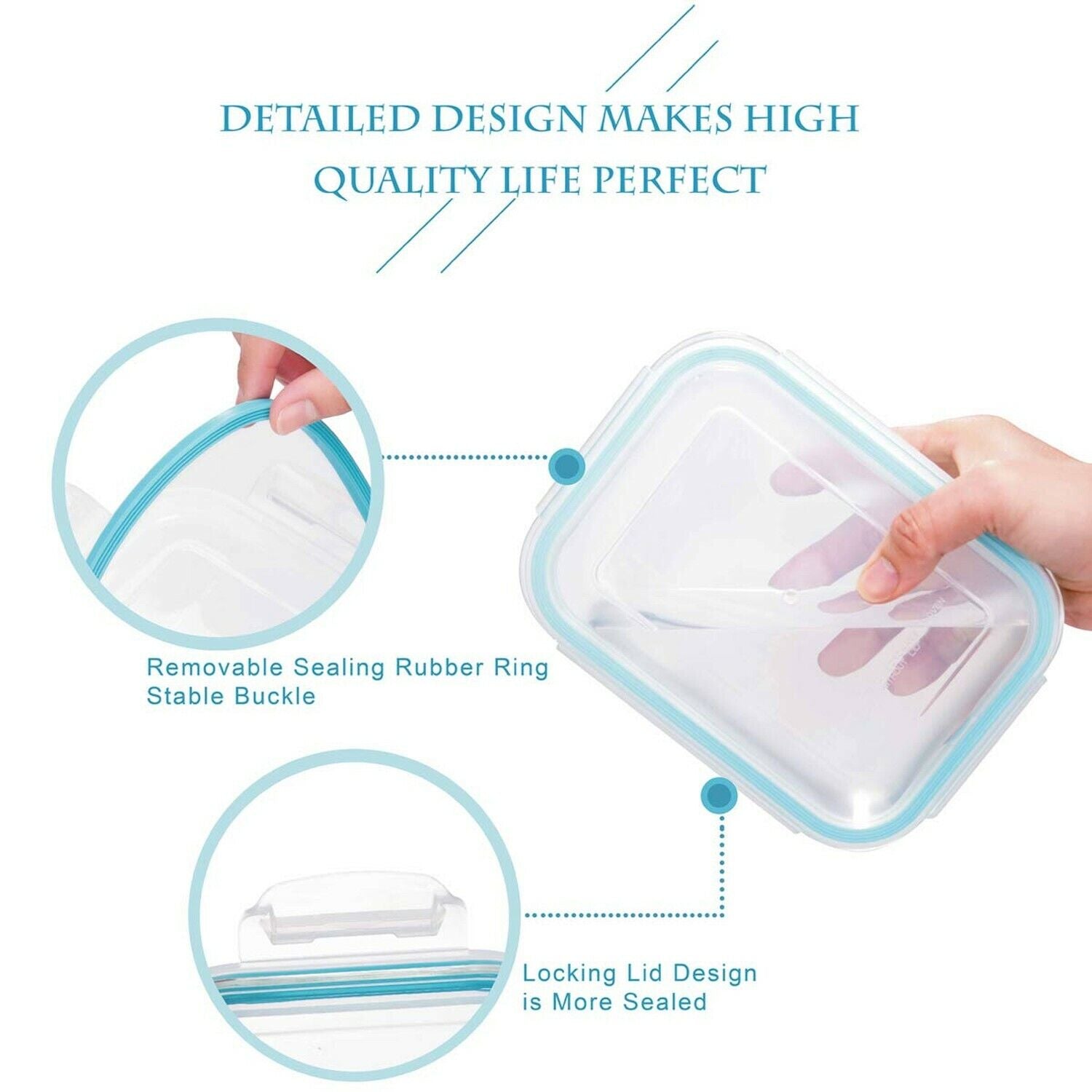 Premium 18-Piece Glass Food Storage Set with Airtight Lids - Ideal for Meal Prep and Organization